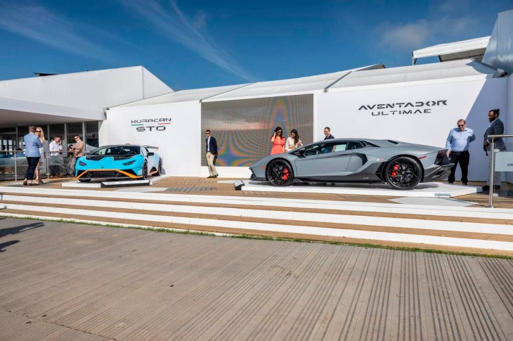 Automobili Lamborghini celebrates V12 and its Squadra Corse motorsport prowess on road and track, at Goodwood Festival of Speed 2021