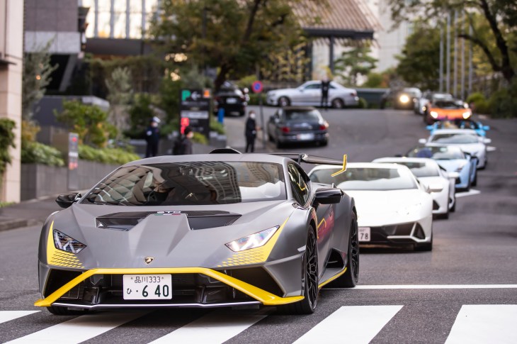 Lamborghini Day Japan 2021 commemorating the 50th anniversary of Countach